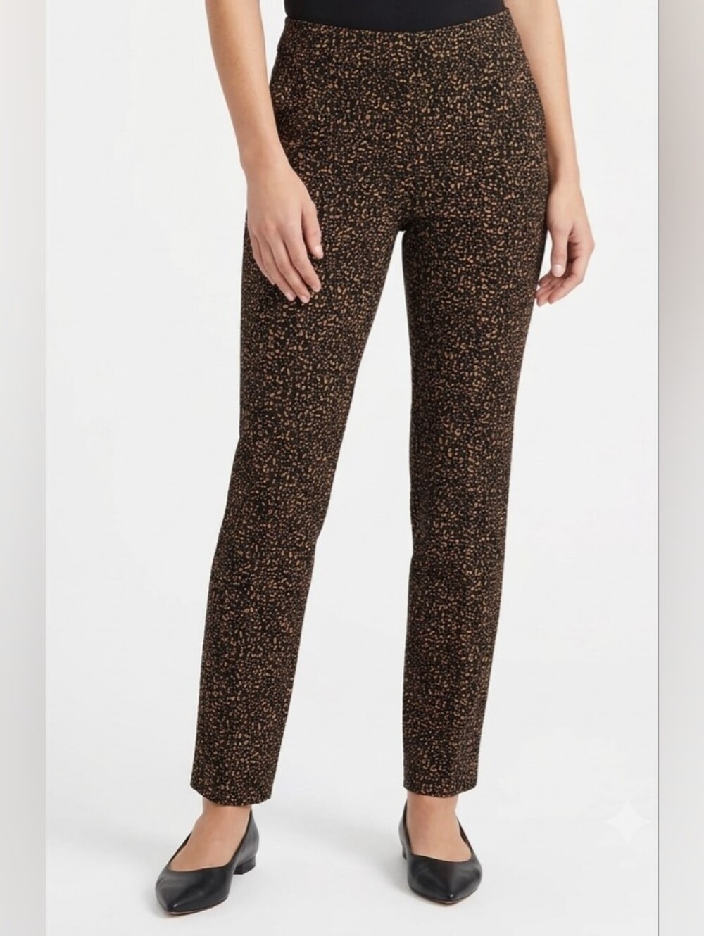 Chico's Animal Print Pull-On Jeggings Size 14